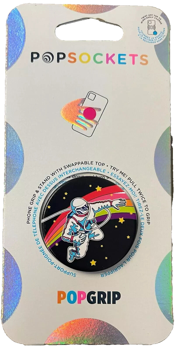 PopSockets PopGrip Cell Phone Moon Sky Grip Stand Astro Man