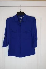 Collective Concepts Royal Blue Long Sleeves Top For Stitch Fix NWT