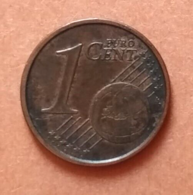 Pièce 1 Centesimo Euro 2006 Italie - Erreur De Frappe - Monnaie Rare - Bordo Liscio
