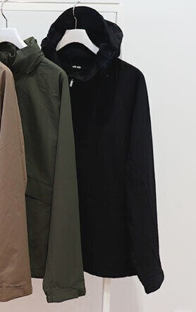 Uniqlo Windproof Stand Blouson 464918 Black White Brown Olive Japan Authenthic - Picture 6 of 7