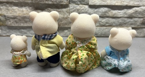 Sylvanian Families White Polaris Polar Bear Family Baby Calico Critters Flair - Picture 4 of 6