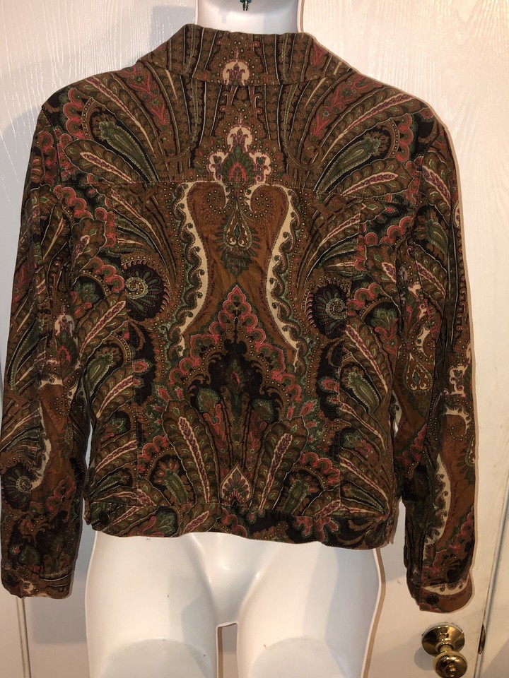 Psychedelic Corduroy racer jacket main image 1