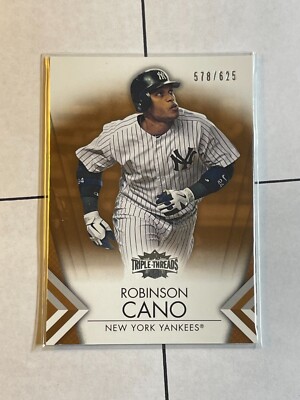 Robinson Cano 2012 Topps Triple Threads Bronze Parallel #ed /625 #76 Yankees