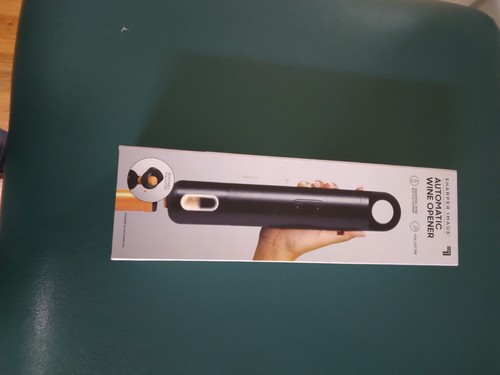 SHARPER IMAGE Automatic Wine Opener Battery Operated w/Foil Cutter House-Warming - Picture 4 of 5