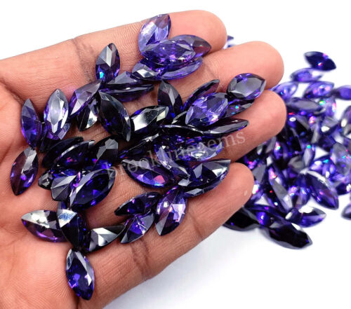 Natural Purple Amethyst Marquise Shape 14x7 mm Size EGL Lot Loose Gemstone M25