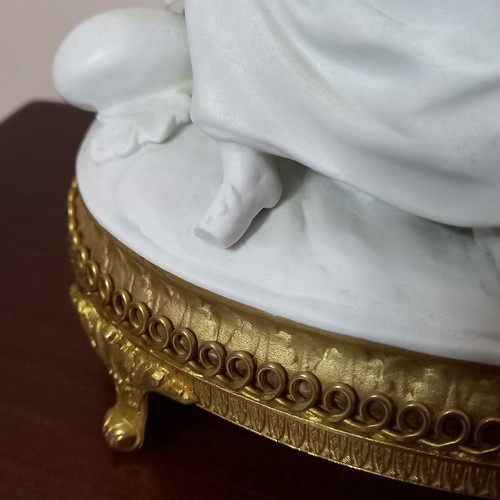 Antique Capodimonte Statue Porcelain Biscuit Naples Italy Sculpture Marked 20th - Picture 7 of 17