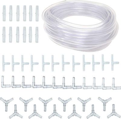 48-teiliges Luftschlauch-Set: I, L, T, Y Adapter + 5m Schlauch