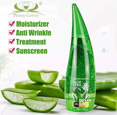 Aloe Vera Gel Beruhigend & Feuchtigkeit 99% Aloe Vera 260ml - 2 Stück
