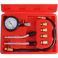  Compression Tester Kit, Small Engine Cylinder Test Pressure Gauge Tool S