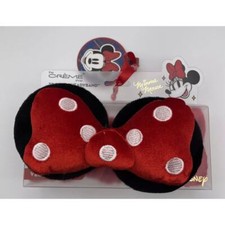 THE CREME SHOP - SPECIAL ED. MINNIE MOUSE 3D TEDDY PLUSH HEADBAND VELVET RED BOW