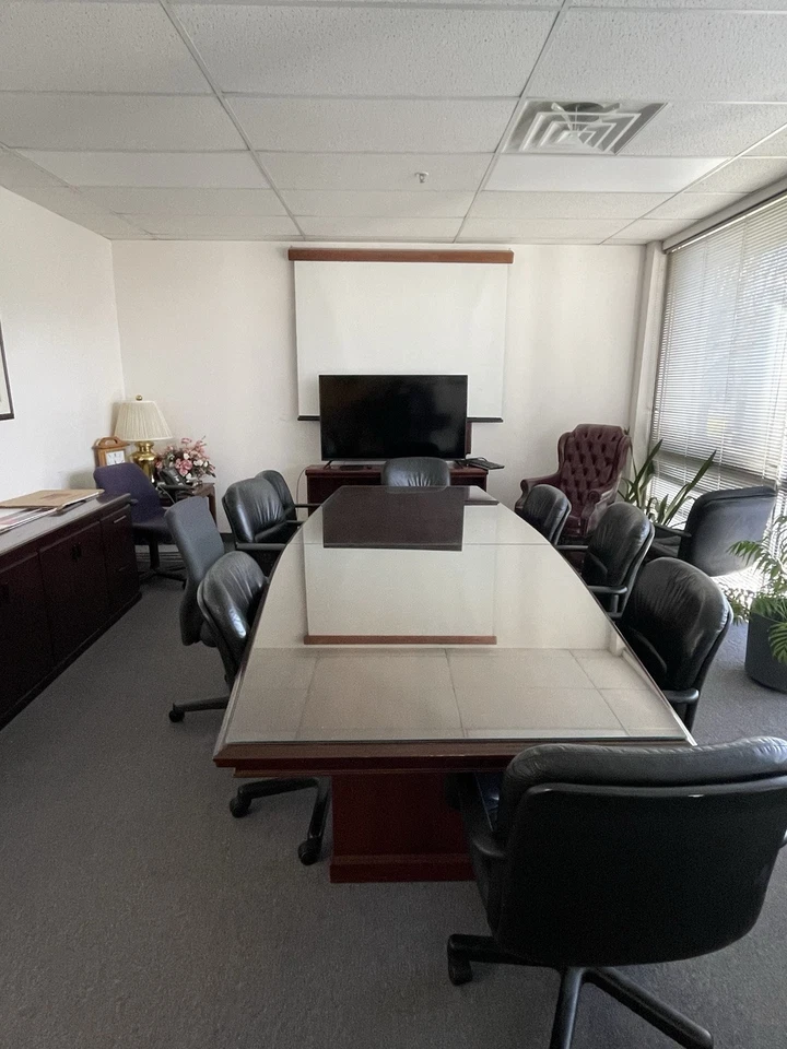 Conference Room Cherry Wood Table - Image 2 of 2
