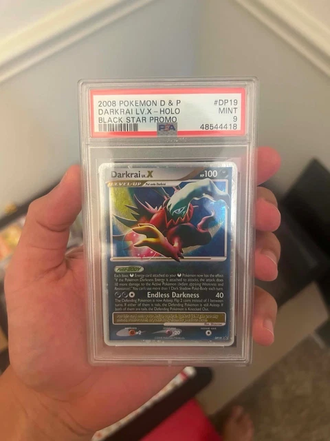 Pokemon TCG Darkrai LV.X DP19 Diamond & Pearl Holo Promo 2008 PSA 9