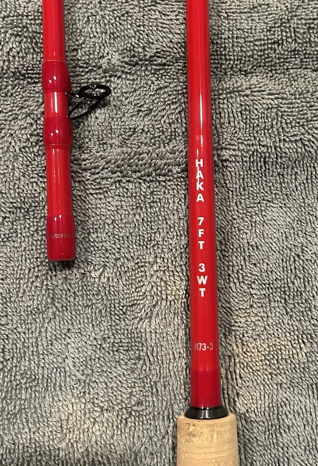 Fly Project Haka 3wt Fiberglass 7ft Rod Outfit w/ OC34 Fly Reel (NEVER FISHED) - Image 3 of 4