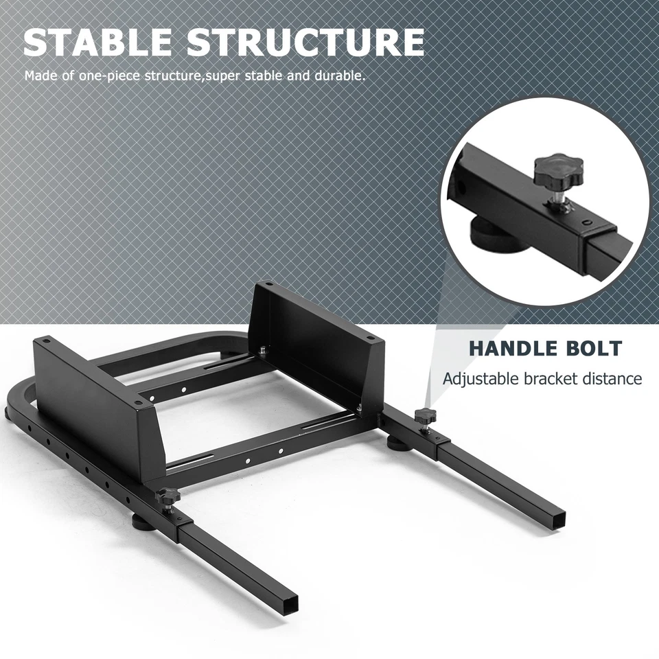 Minneer Upgraded Racing Gmaing Rear Seat Stand for Steering Wheel Stand Cockpit - Image 2 of 4