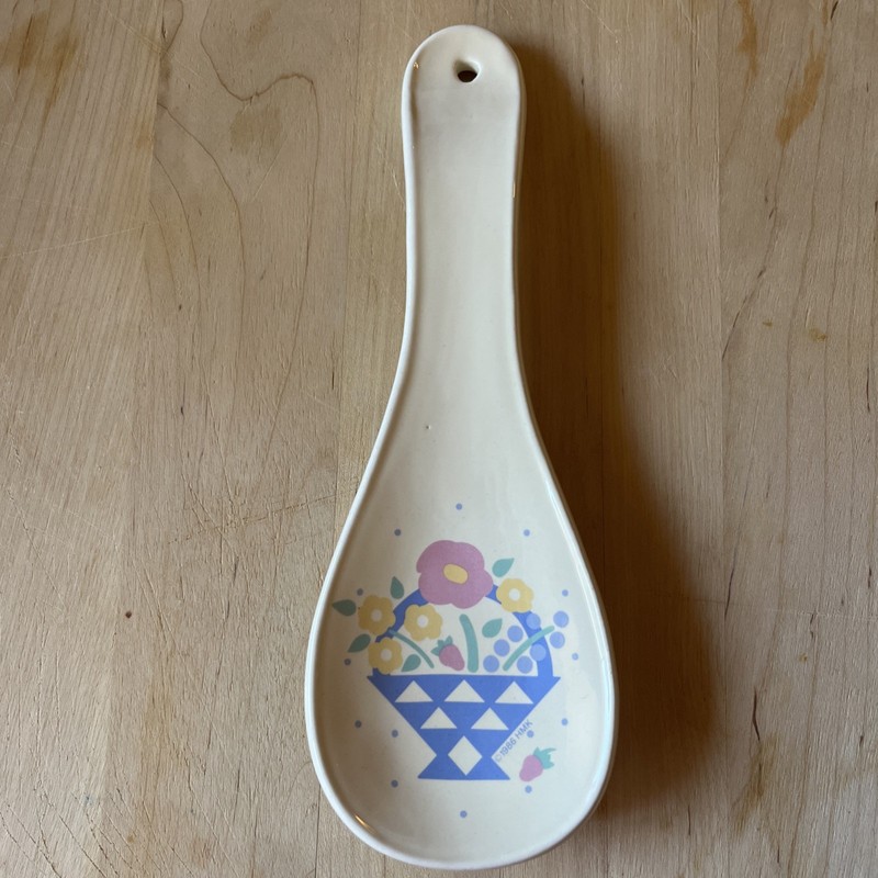 Rare - Vintage Hallmark 1986 Aunt Em Collection Spoon Rest Holder 