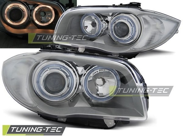 Scheinwerfer Paar BMW 1Er E81/E87 Ab 2004 Bis 2011 Angel Eyes Chrom-273611-image