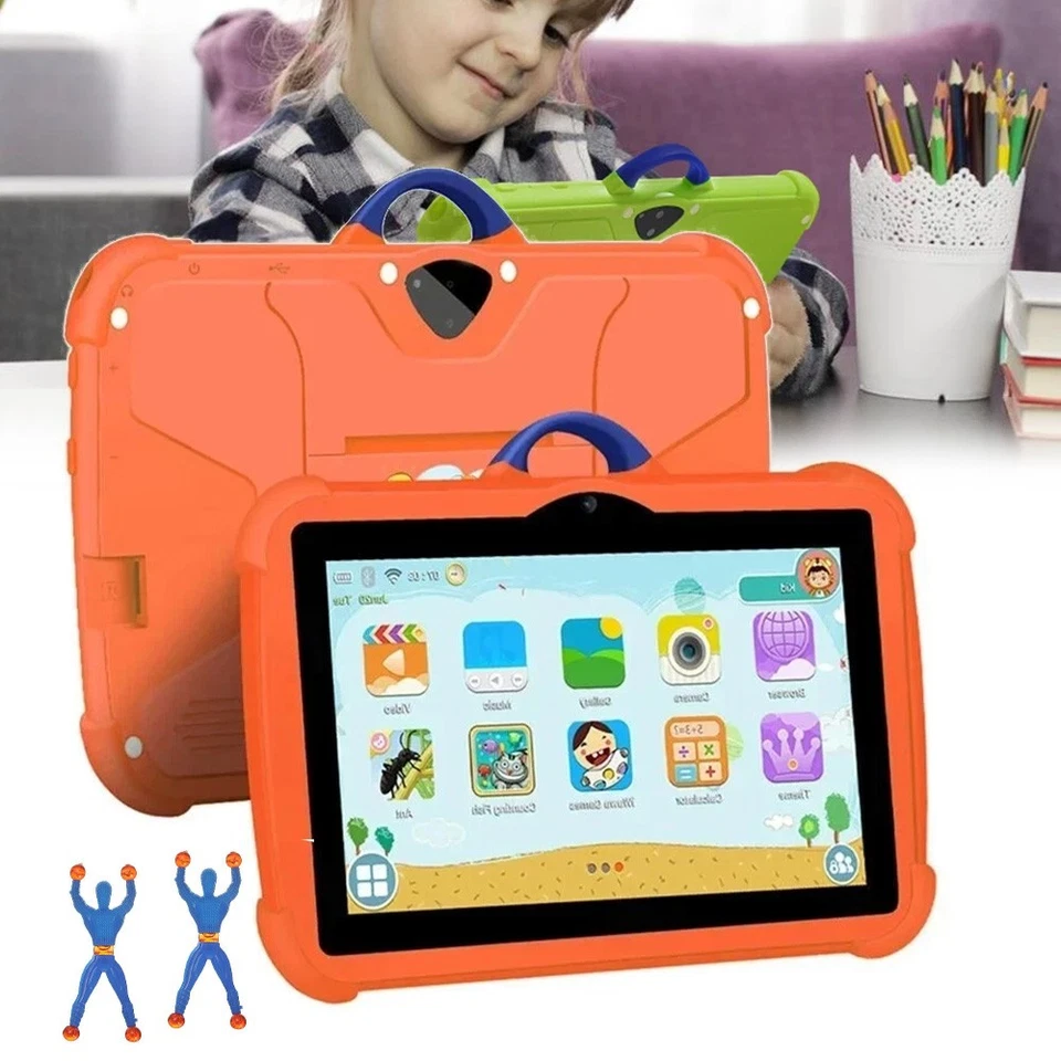 2025 Kids Tablet 7 Inch, Android, 8GB+256GB Storage, Bundle, WIFI, Free Case NEW - Image 3 of 4