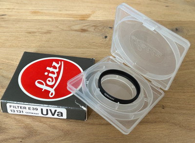 Leica Leitz UVa Filter E39 black 13131.
