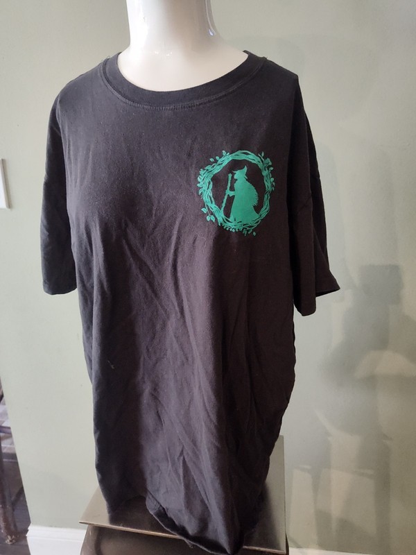 Universal studios Elphaba "I Feel Wicked" Embroidered & Screen Printed Shirt  M