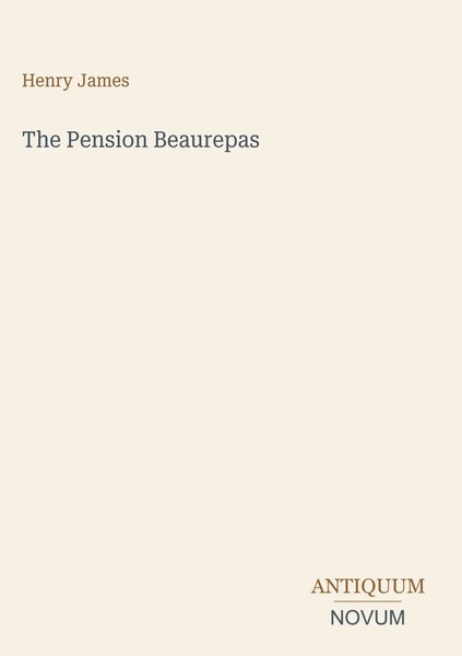 Henry James | The Pension Beaurepas | Buch | Englisch (2026) | EAN 9783387462869-image