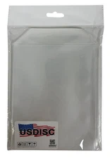 USDISC Plastic Sleeves 3mil 5.7 x 7.4, No Stitches, (Clear) Lot