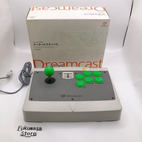 Sega Dreamcast Arcade Stick HKT-7300 Controller Box Japan Official DC Tested