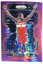 2021-22 Panini Prizm Basketball #45 Bradley Beal Purple Pulsar /35
