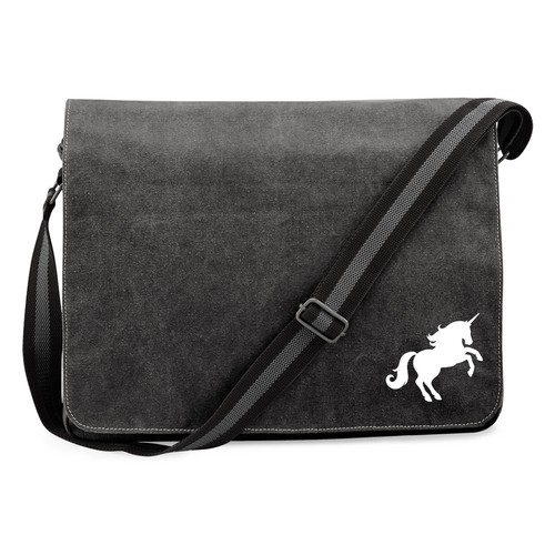 Umhängetasche Einhorn Silhouette Geschenkidee Einhorn Geschenk Präsent Mitbrings - Bild 14 von 34