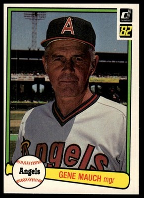 1982 Donruss #141 Gene Mauch NRMT+