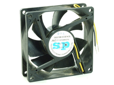 Tricod Science SPDM8025S 2-Wire 80x25mm PC Cooling Case Fan Lüfter DC12V 0.11A