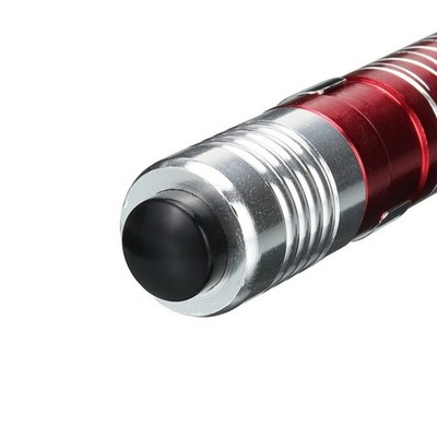 Aluminium LED Stift Taschenlampe mit Heckschalter für schnelle Aktivierung Auß