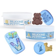 Silicone Putty, 1:1 Mixing Ratio for Silicone Molds Make Cast