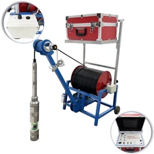 220V Deep Well Digital Detector Underground Imager 360˚ Rotary Borehole Camera