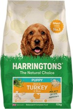 Harringtons Complete Dry Puppy Food Turkey & Rice 10kg - All Natural Ingredients 3.11 per kilo