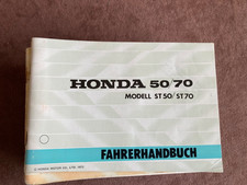 Fahrer Handbuch Honda ST 50 ST 70 1972