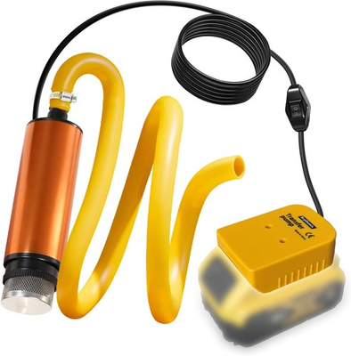 #ad #ad Transfer Pump Compatible with Dewalt 20V Battery 635 GPH Portable Utility Pump $51.20