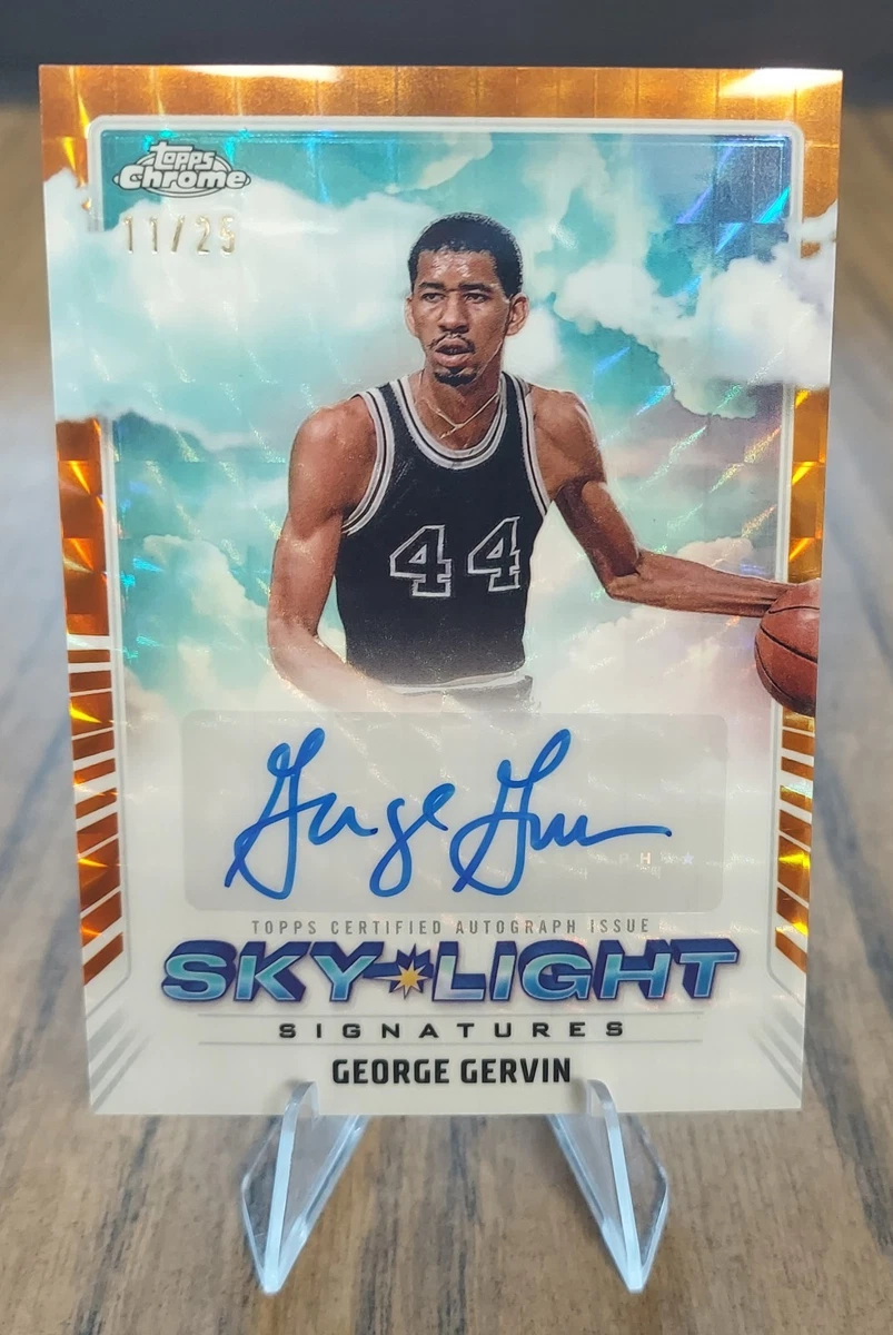 Topps George Gervin Basketball Serial Numbered Sports Trading