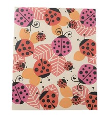 Summer Scene Deluxe Folder Glittery Ladybugs 