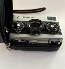Rollei 35 Ultra Compact Full Frame Mini Camera Zeiss 40mm Tessar f/3.5 Lens MINT