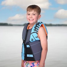 Hyperlite Youth Life Vest Boys Girls Snug Fit Comfort Mobility US Coast Guard