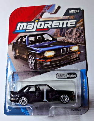 Majorette - BMW M3 Typ E30 - Schwarz - Vintage Premium Cars 2025 - Moving Parts