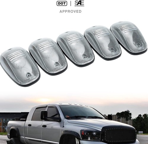 5PCS For 03-18 Dodge Ram 1500 2500 3500 LED Cab Roof Marker Running Light Pickup - Picture 19 of 21