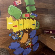 Peppa Pig All Around Town Set Complete Tracks w Musical Talking Car Figures Box