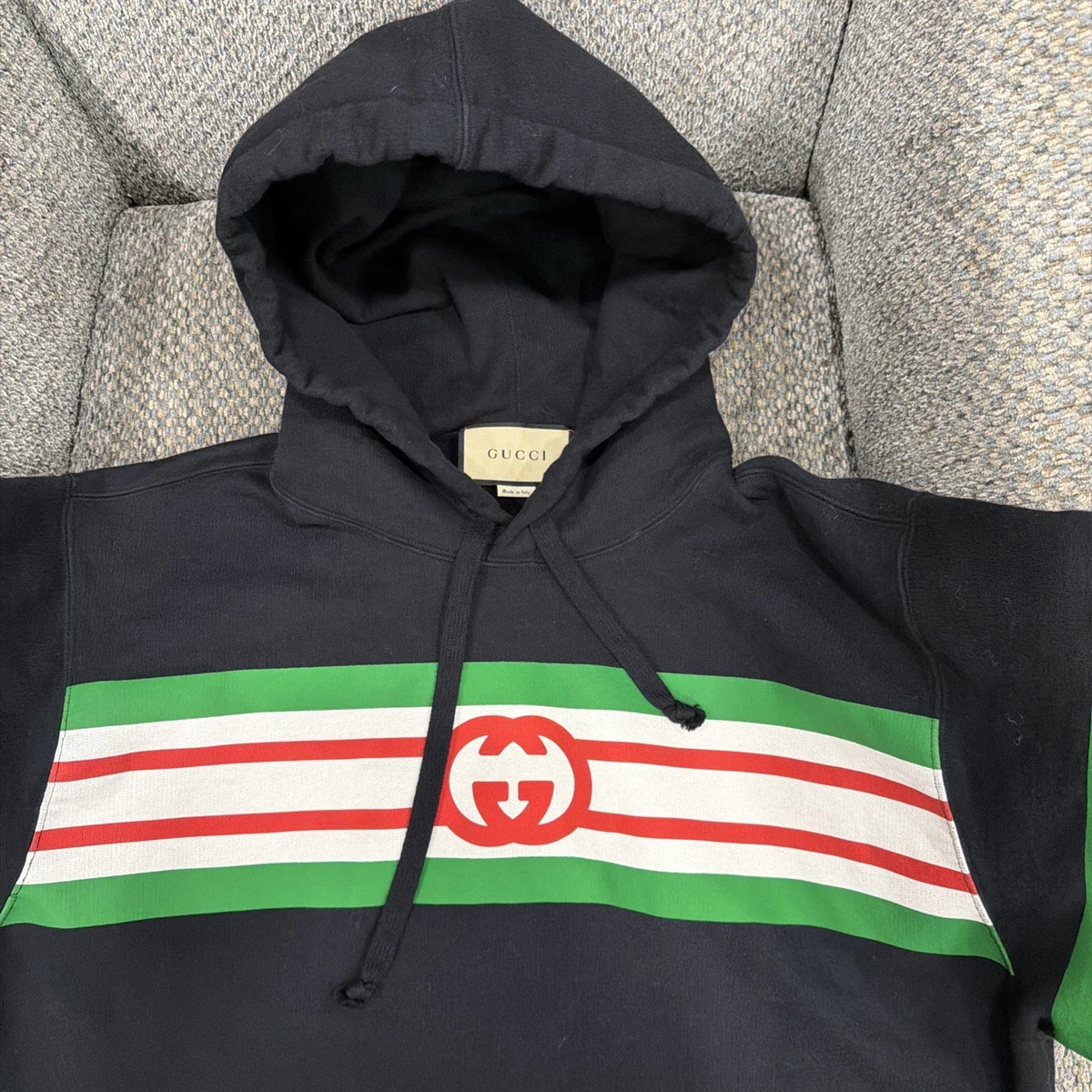 Gucci Cotton Black Hoodies & Sweatshirts for Men for Sale | Shop 