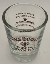 Molto RARO! Bicchiere da tiro FRANCESE CANADESE Jack Daniels TENNESSEE MIELE uscita anticipata