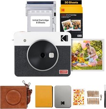 KODAK Mini Shot 3 Retro 4PASS 2-in-1 Instant Digital Camera and Yellow