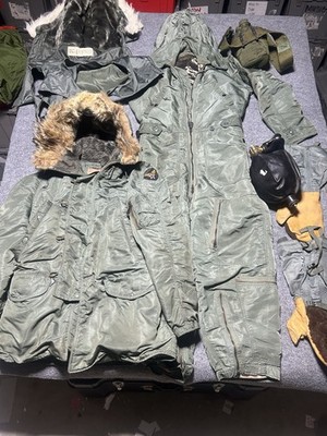Vintage Vietnam Airman 60s USAF Type N3b  Flight Clothing Bundle Major General