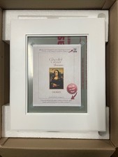 14x18 Shaker White Concealed Picture Frame Medicine Cabinet WITH MINOR INT. IMP.