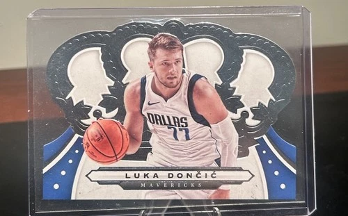 2019-20 Panini Crown Royale Die-Cut Luka Doncic #95 Mavericks