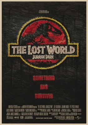 The Lost World Jurassic Park Poster Film Logo Druck Wandkunst Dekoration